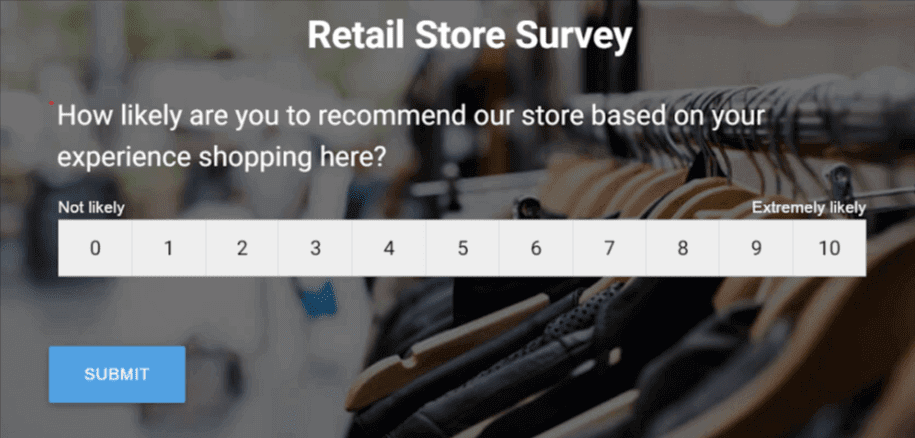 Retail Store Survey Template