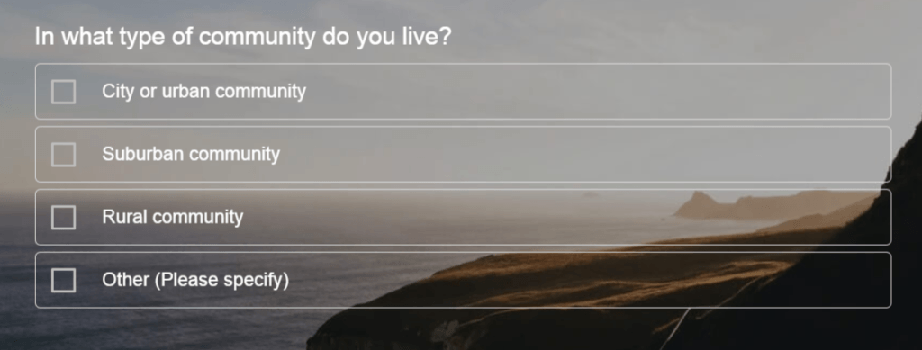 Demographic Survey