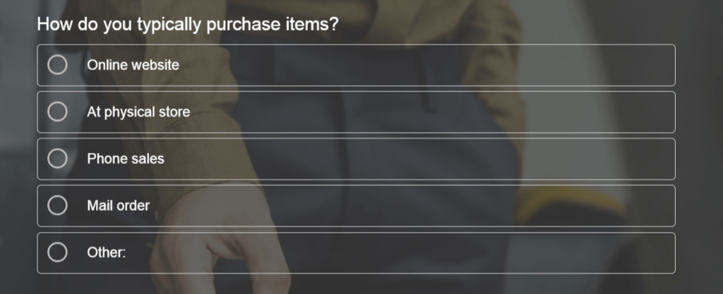Market Research Survey