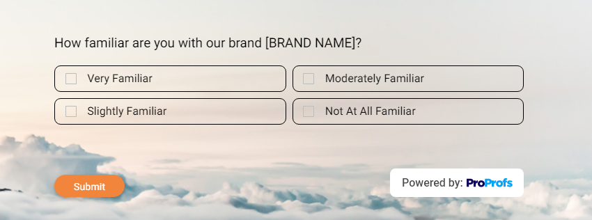 Brand Awareness Surveys