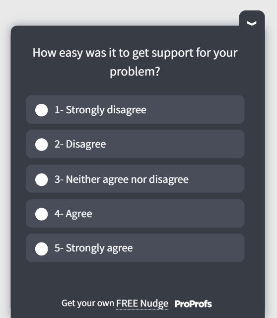 Customer support template to measure CSAT score