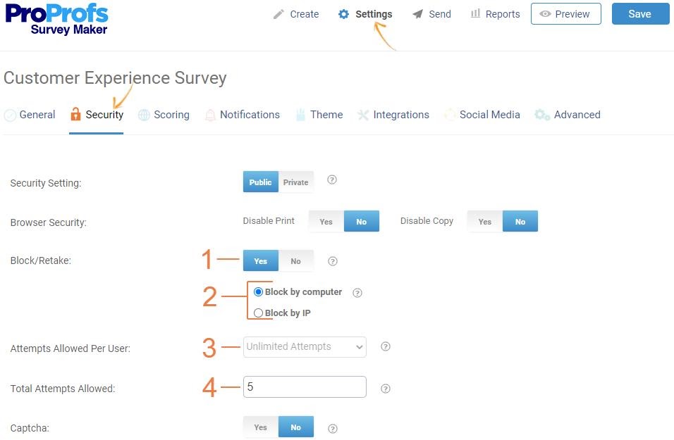 How to Create an Online Scored Survey Using Survey Maker - ProProfs