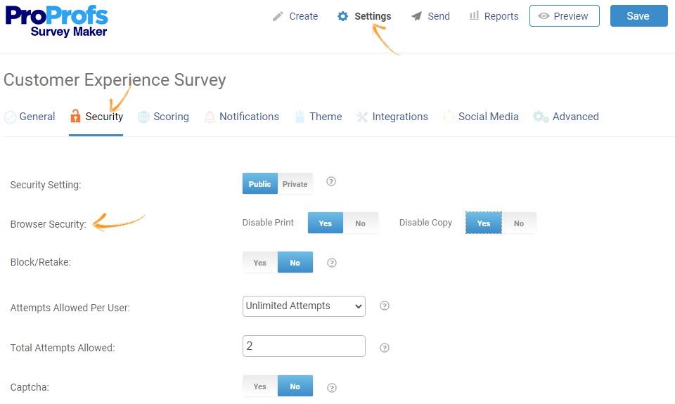 How to Create an Online Scored Survey Using Survey Maker - ProProfs