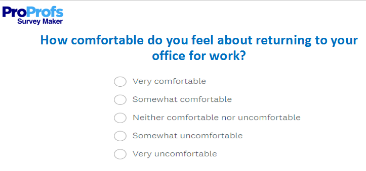 Return to Work Survey 