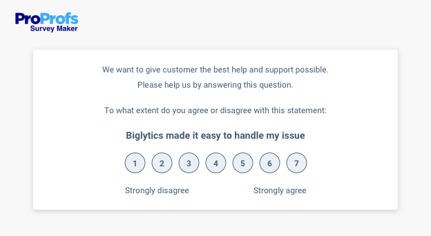 Survey question type
