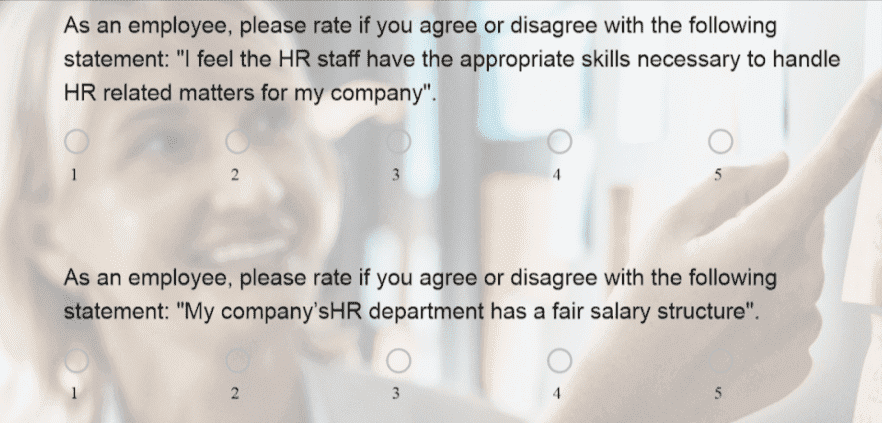 HR Satisfaction Survey Template