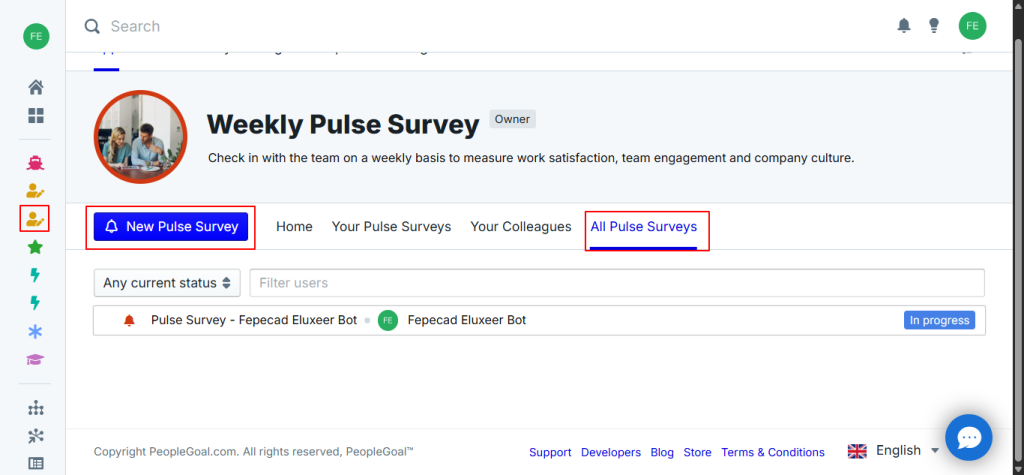 employee engagement software PeopleGoal