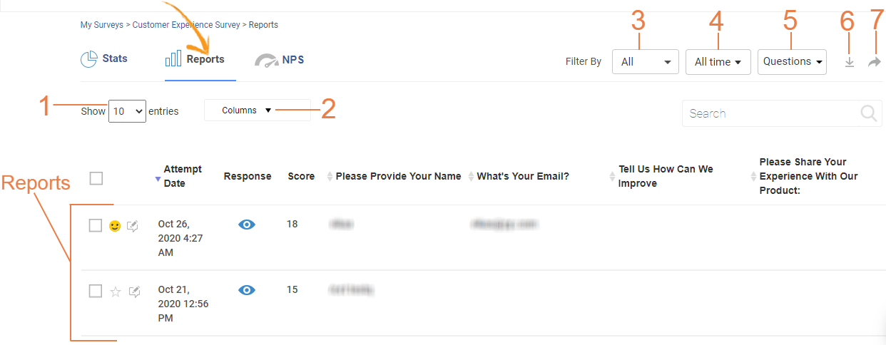Survey Maker Reports