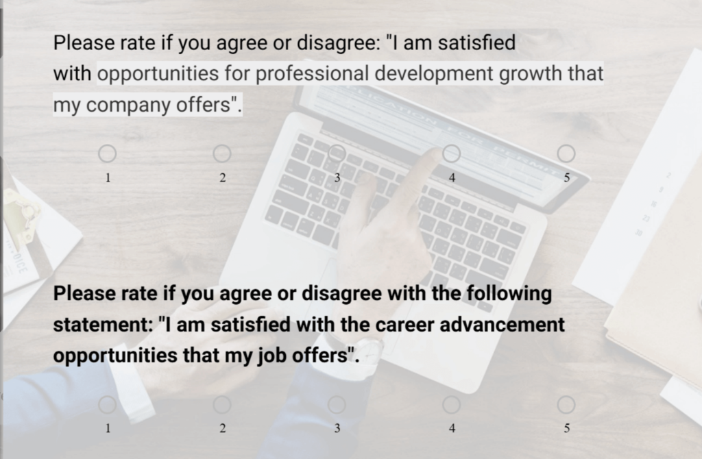employee satisfaction survey template