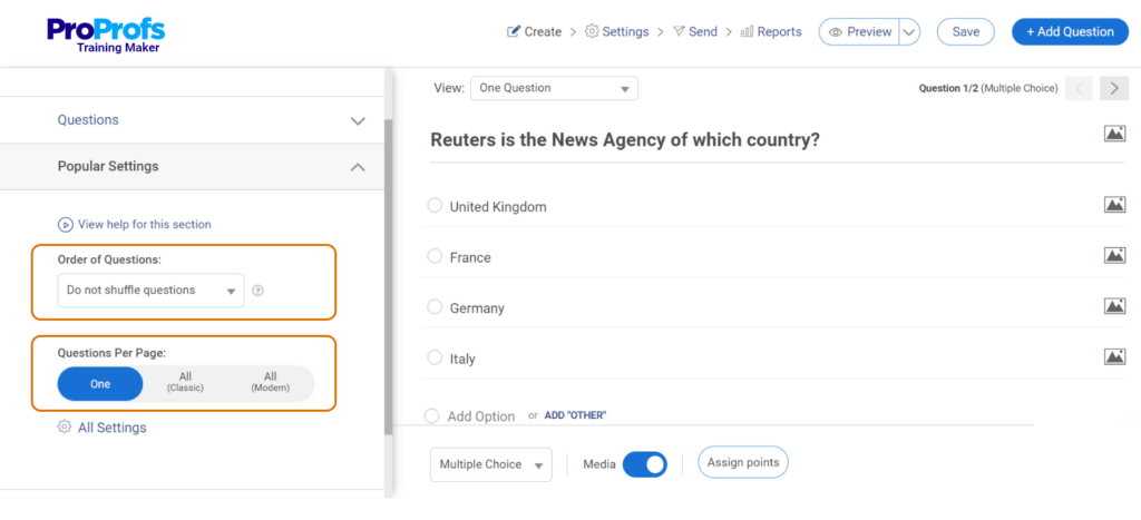 survey questionnaire for business plan example