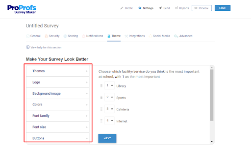 survey branding
