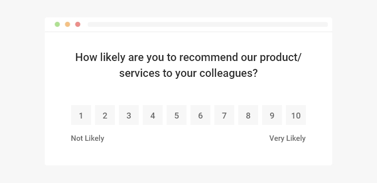net promoter score survey question