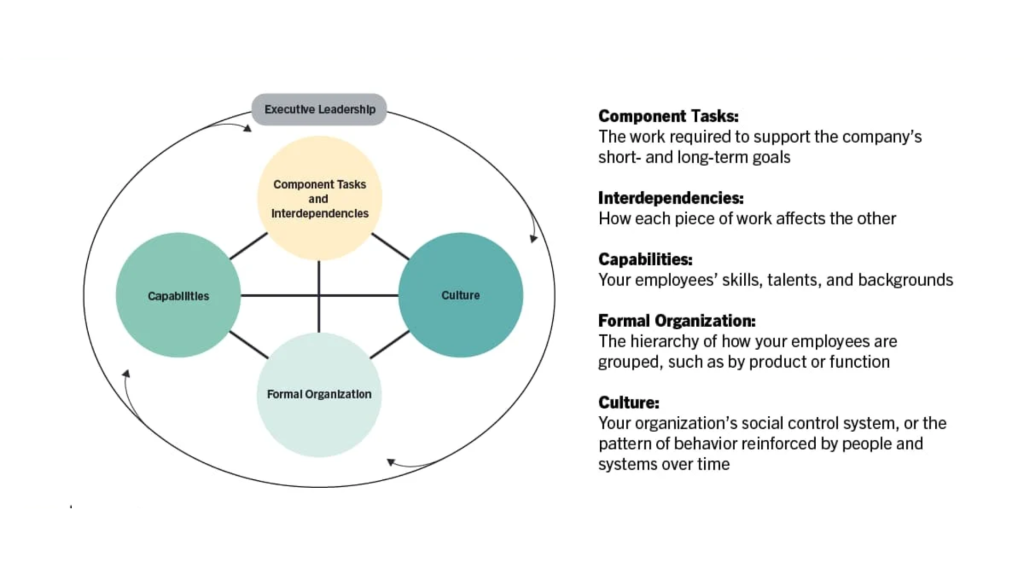 Nadler-Tushman Congruence Model for gap analysis