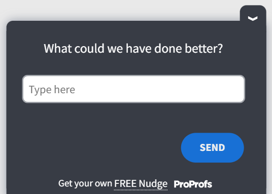 detractor follow-up NPS survey template