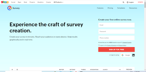 Zoho Survey