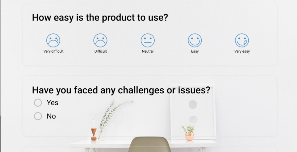 emoji CES template ProProfs Survey Maker