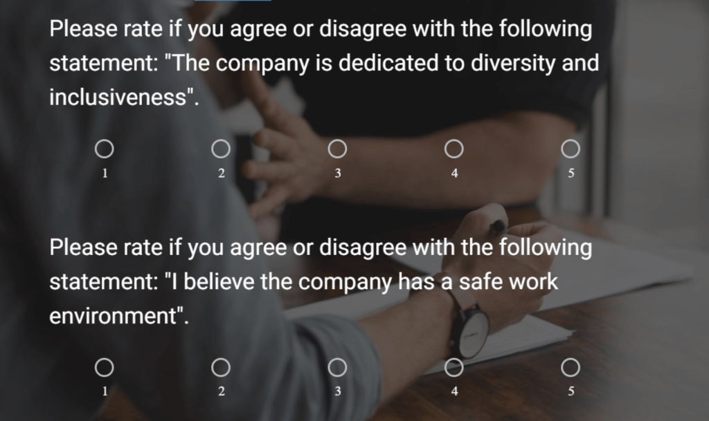 DEI Survey Diversity template
