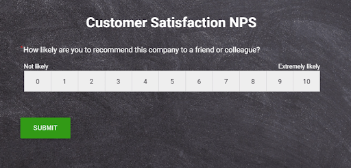 sample customer satisfaction survey