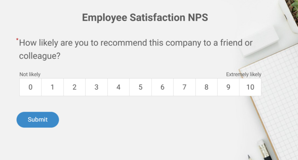 eNPS survey