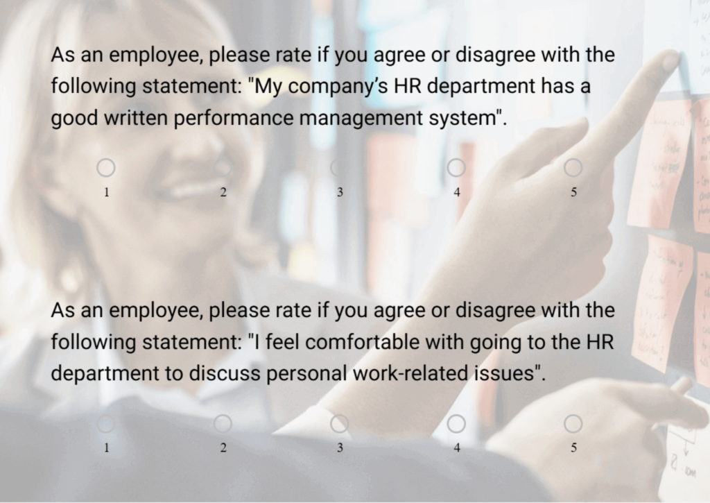 HR pulse survey template