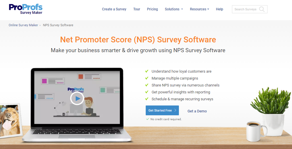 ProProfs Survey Maker for eNPS & ESAT