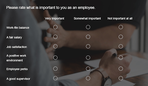 human resource surveys