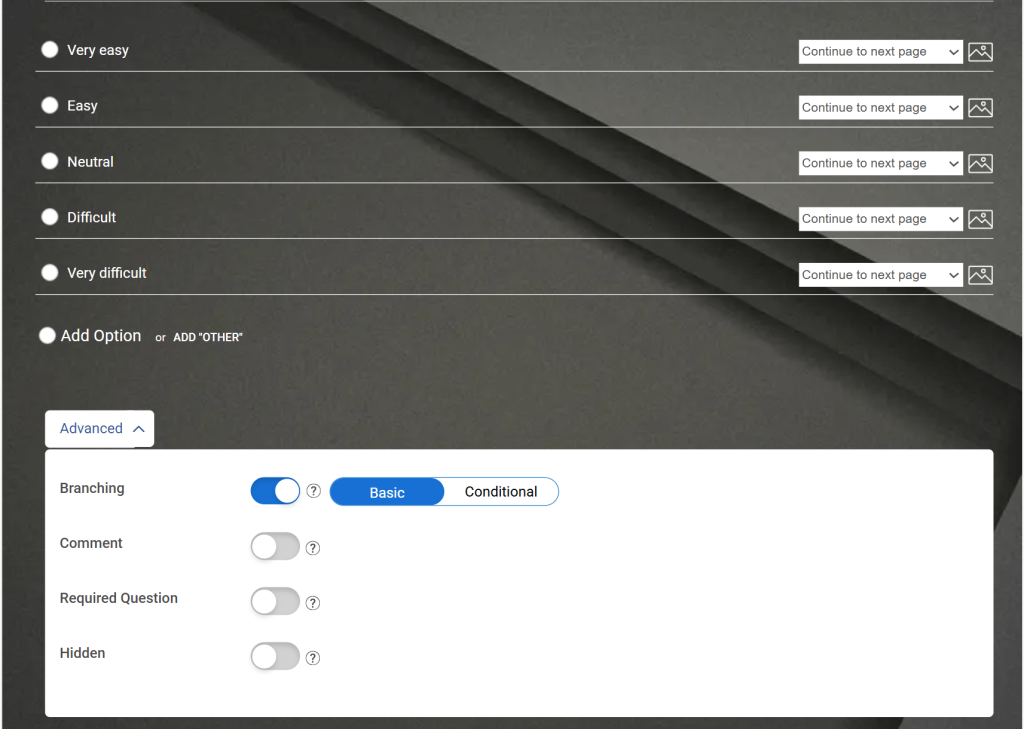 Branching your survey questions