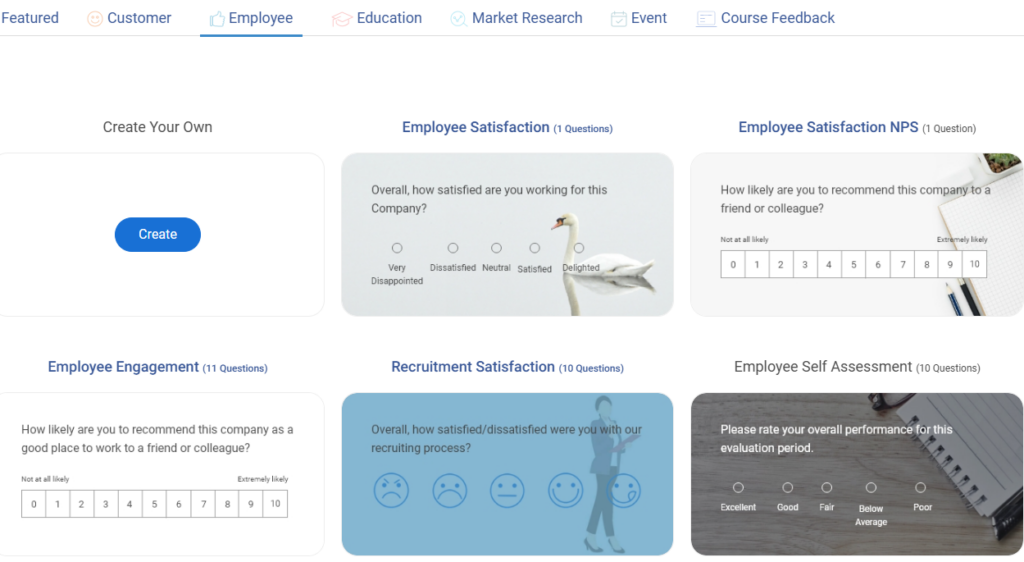 Employee Survey Templates