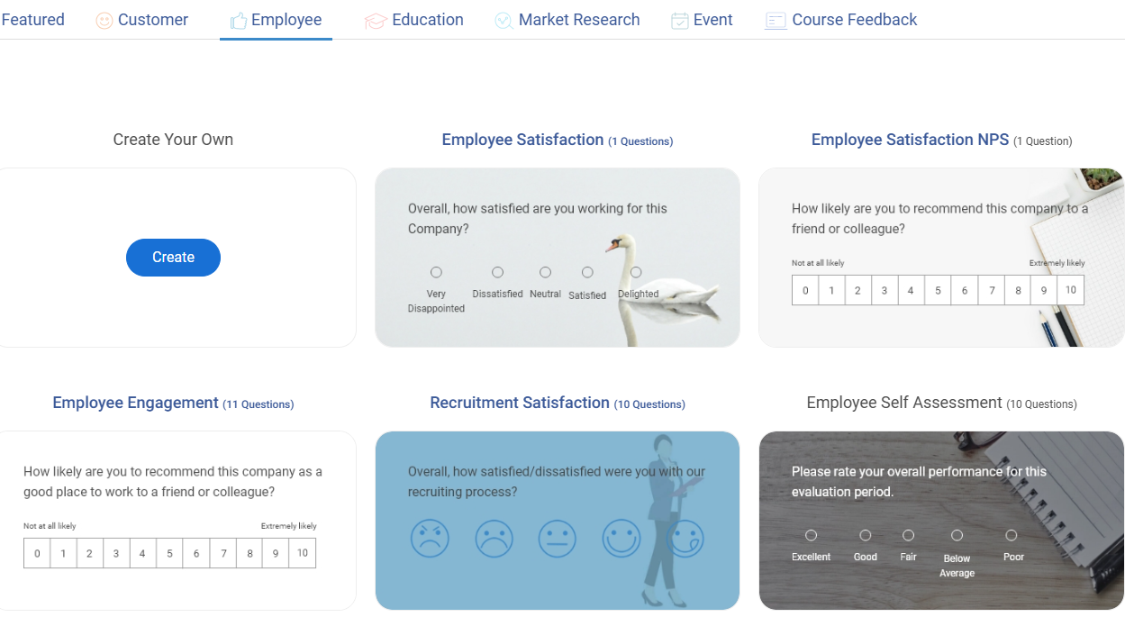 Employee Survey Templates