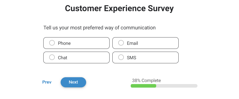 Survey Progress Bar