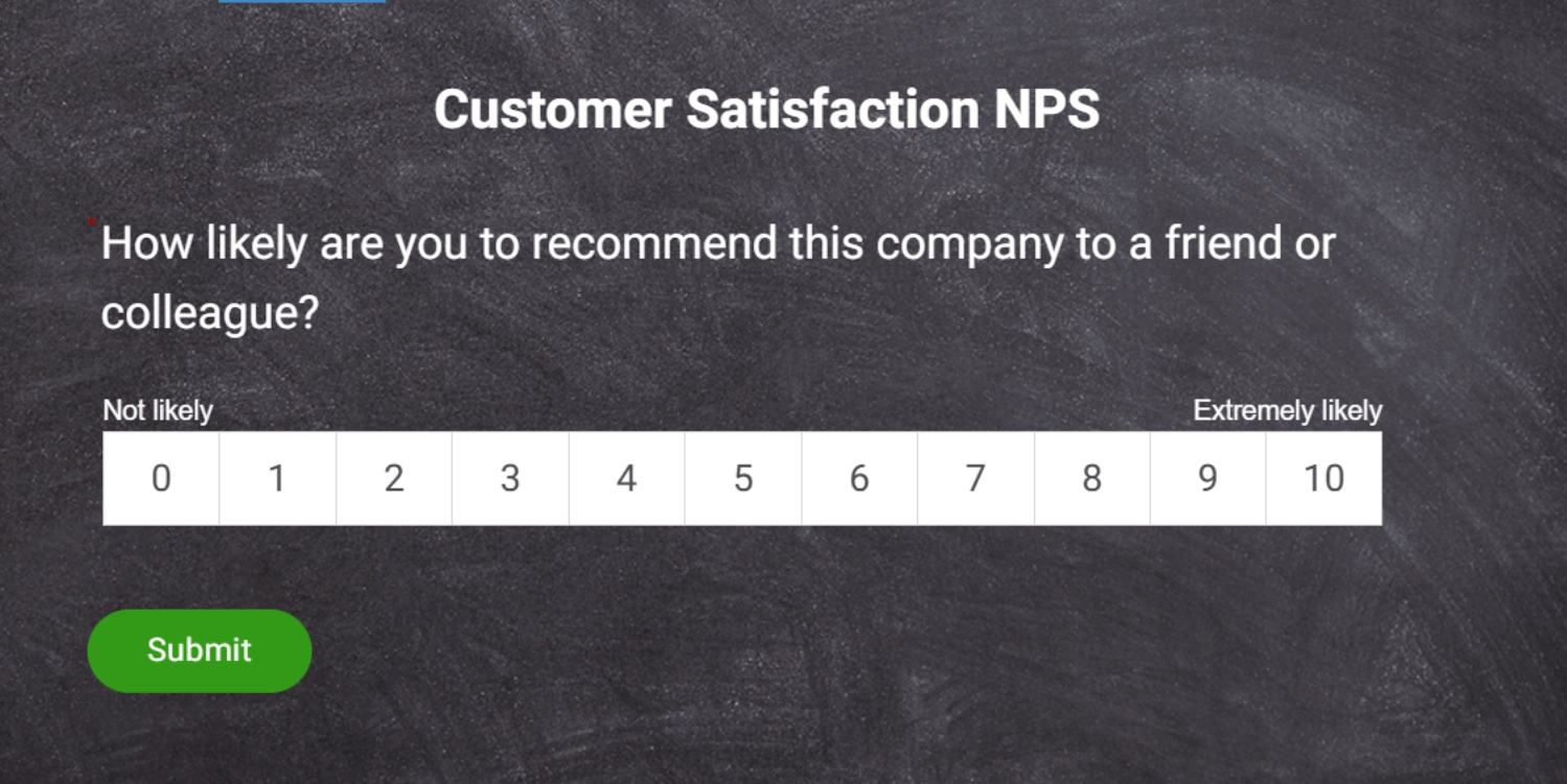 customer satisfaction email NPS