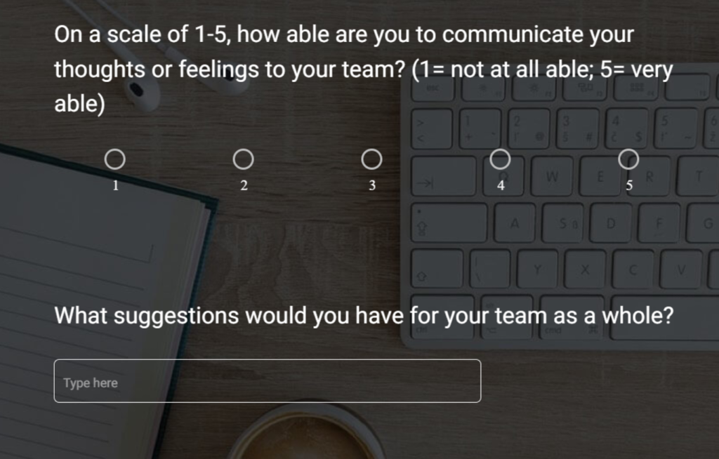 employee engagement survey template for communication feedback