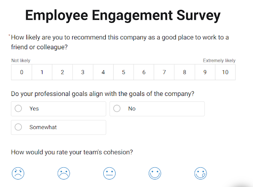 employee engagement survey