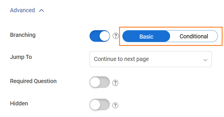 branching logic in ProProfs Survey Maker