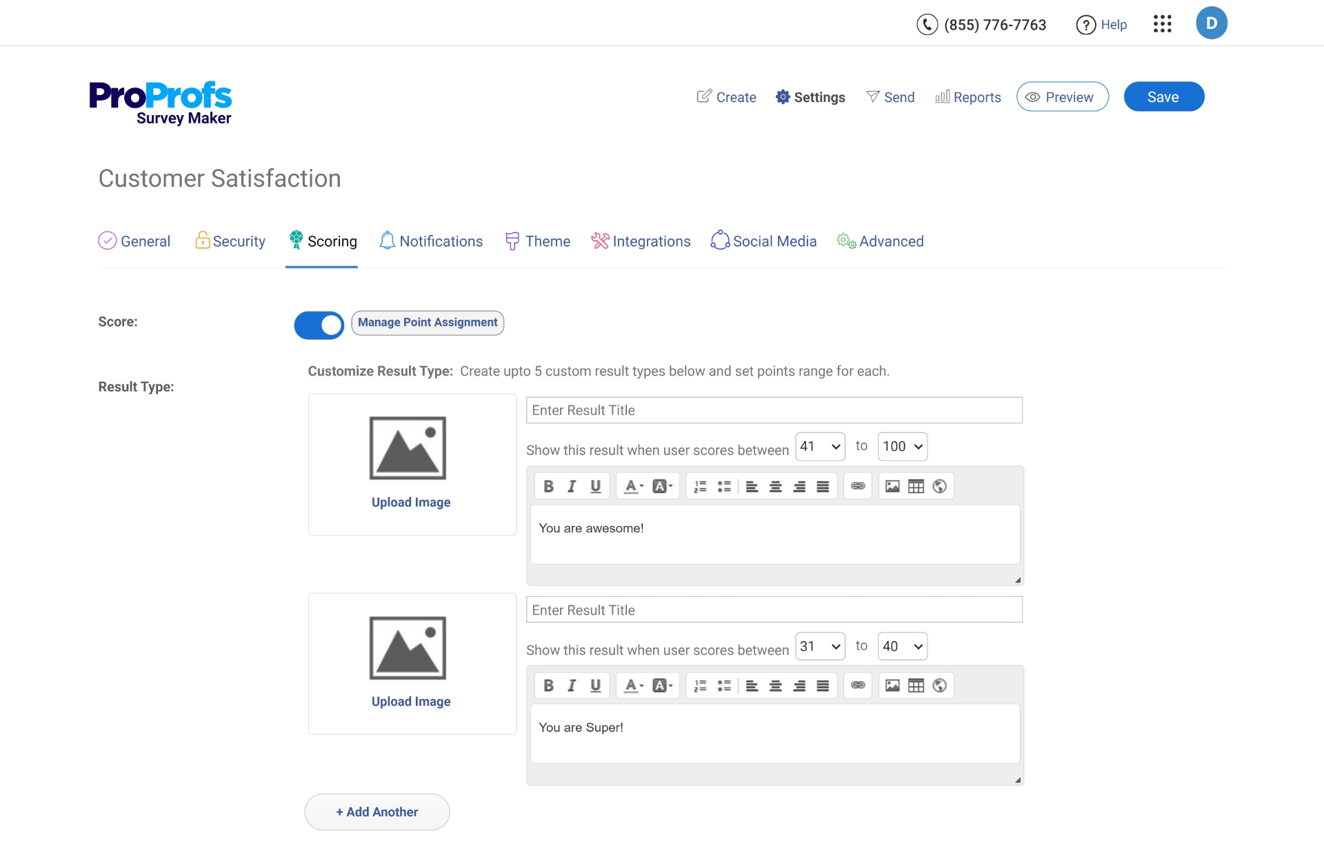How to Create an Online Scored Survey Using Survey Maker - ProProfs