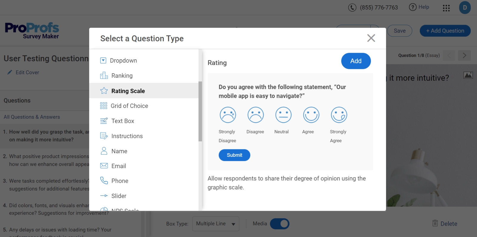 Rating Scale Questions