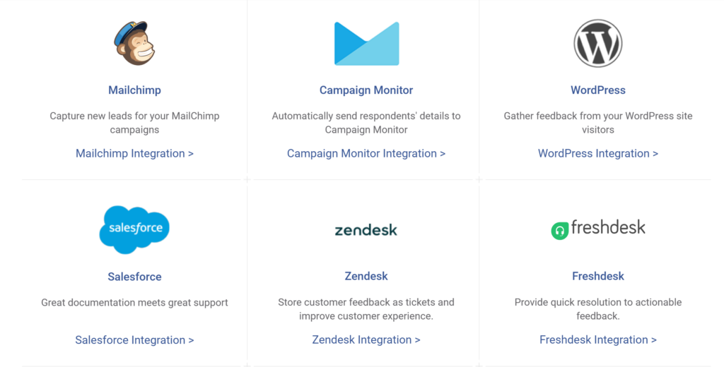 ProProfs survey maker integrations