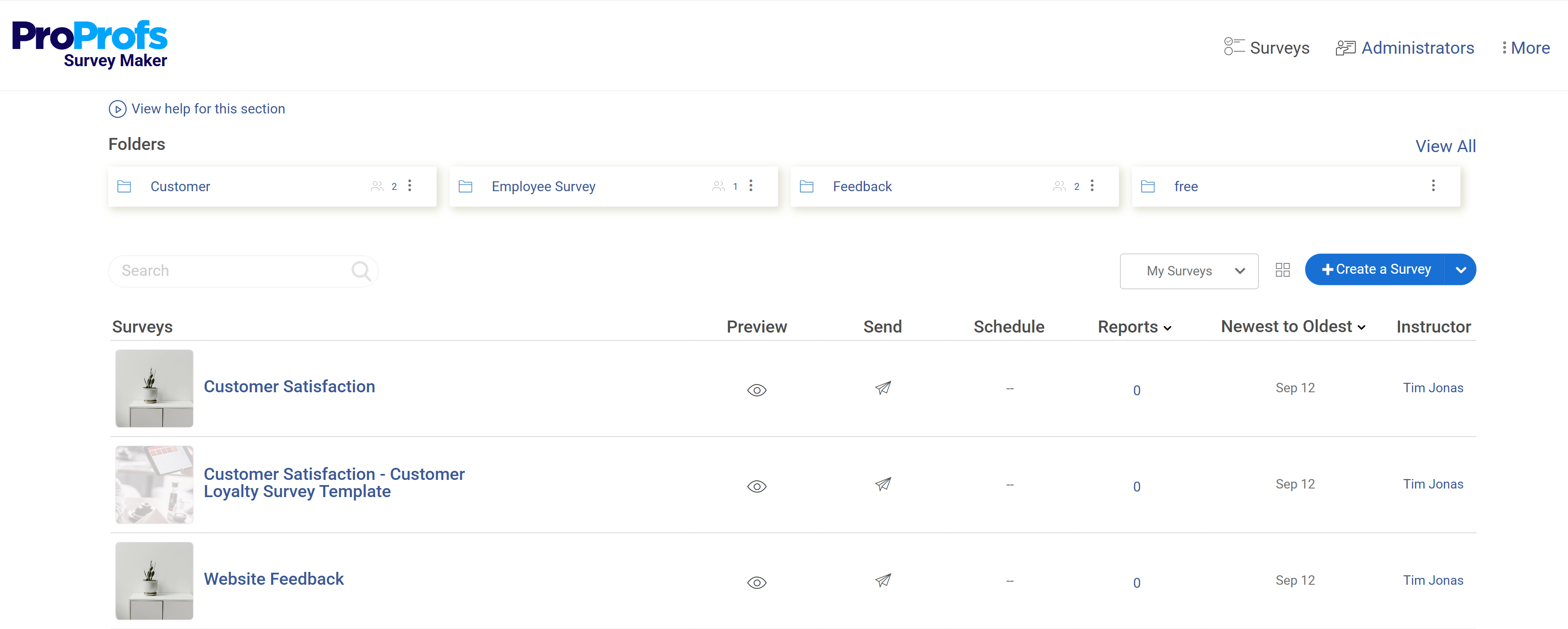 ProProfs Survey Maker - Best employee engagement survey software