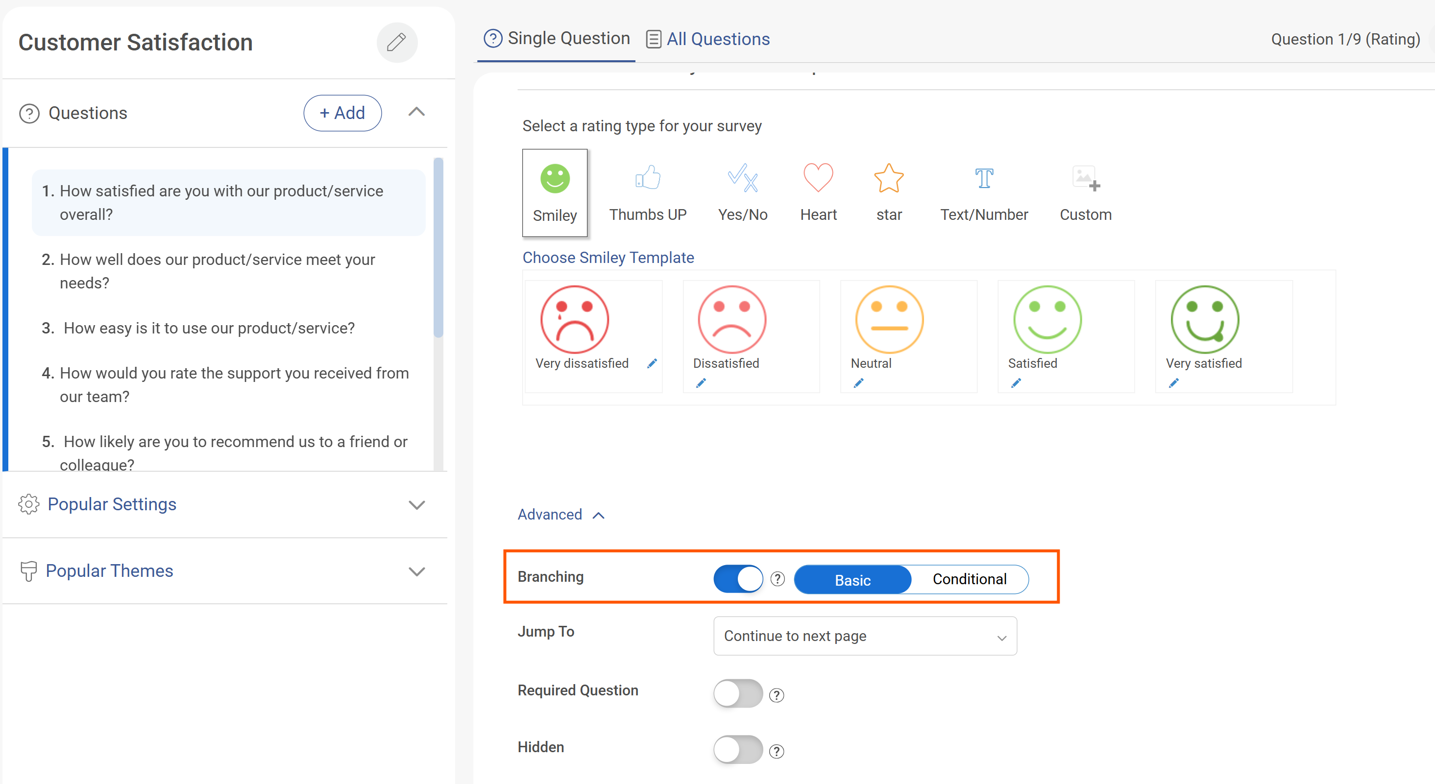 customer satisfaction survey
