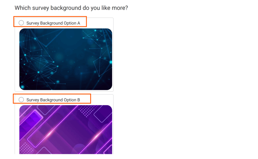 Short, Clear Captions in Image Surveys