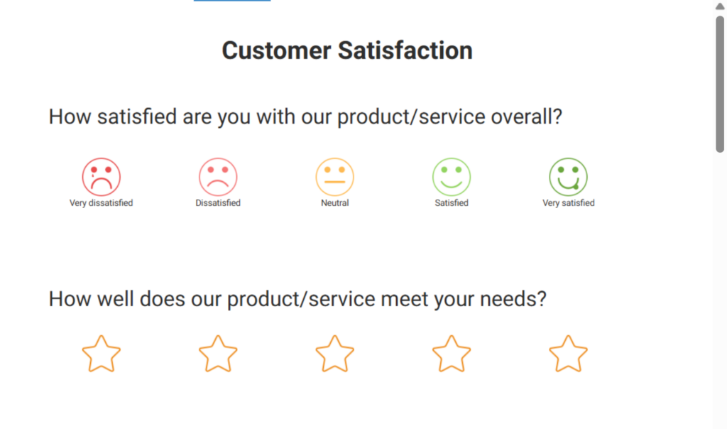 Customer Feedback Questionnaire