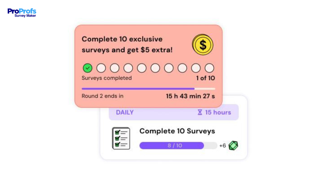 milestone survey incentives