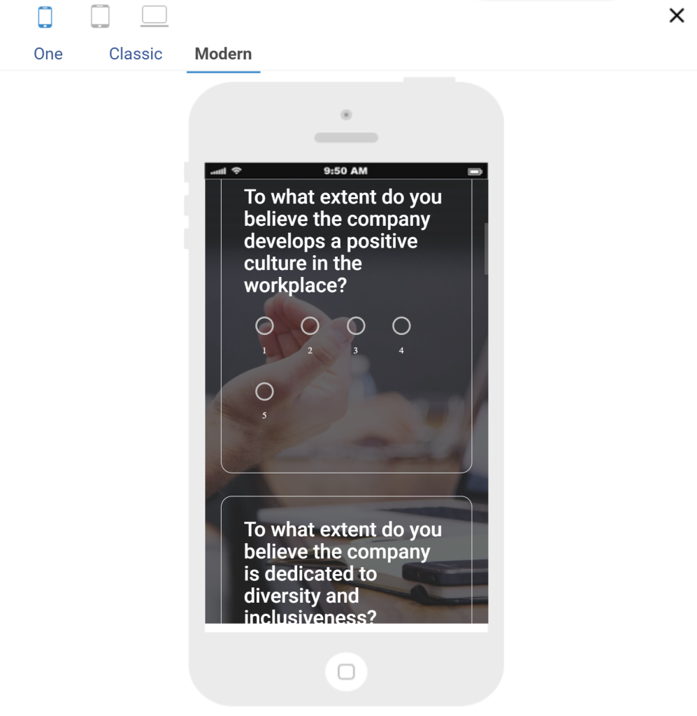 mobile preview employee engagement