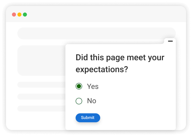 Create In-App Survey