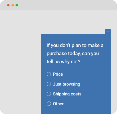 Exit Without Purchase