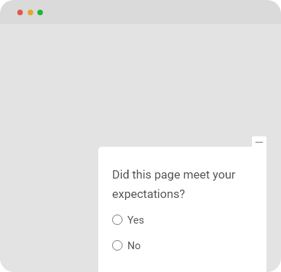 Rate Page Satisfaction