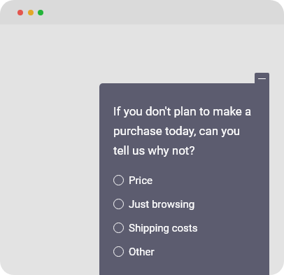 Exit Without Purchase