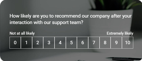 Customer Support NPS