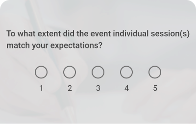 Post Event Survey Template