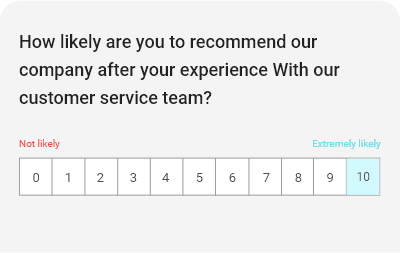 Customer Service NPS Survey Template